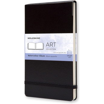 Блокнот для акварели MOLESKINE ART WATERCOLOR, нелинованный, черный