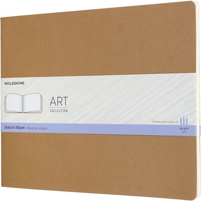 MOLESKINE Art Cahier Sketch Album Large — блокнот для рисования, A4, без линовки, бежевый
