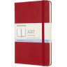 Скетчбук MOLESKINE Art Sketchbook A4, нелинованный, красный ARTBF832F2