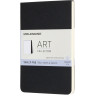 Эскизный блокнот MOLESKINE ART Soft Sketch Pad A4, без разлиновки, чёрный ARTSKPAD8