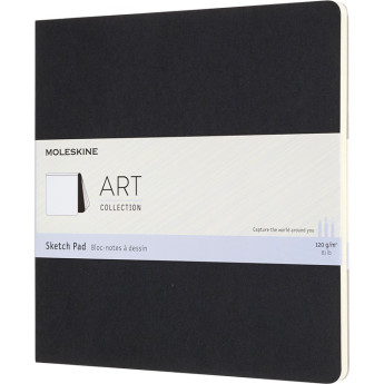 Эскизный блокнот MOLESKINE ART Soft Sketch Pad Large, без разлиновки, чёрный