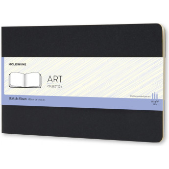 Блокнот для рисования MOLESKINE Cahier Sketch Album Large, нелинованный, чёрный