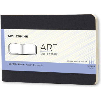 Блокнот для рисования MOLESKINE CAHIER SKETCH ALBUM POCKET, нелинованный, чёрный