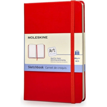 Блокнот для рисования MOLESKINE Classic Sketchbook Large, нелинованный, красный