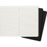 Набор из 3 блокнотов MOLESKINE CAHIER JOURNAL Large, линейка, черный