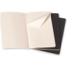 Набор блокнотов MOLESKINE Cahier Journal Large, нелинованный, чёрный