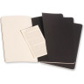 Набор блокнотов MOLESKINE Cahier Journal Large, нелинованный, чёрный