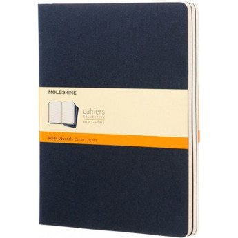 Блокнот MOLESKINE Cahier Journal Large, нелинованный, синий индиго