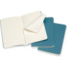 Блокнот MOLESKINE Cahier Journal Pocket, линейка, голубой, 3 шт.