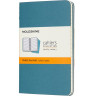 Блокнот MOLESKINE Cahier Journal Pocket, линейка, голубой, 3 шт. CH011B44
