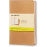 Блокнот MOLESKINE Cahier Journal Pocket, без линовки, бежевый (3 шт.) QP413
