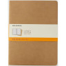 Набор блокнотов MOLESKINE Cahier Journal XLarge, линейка, бежевый, 3 шт.