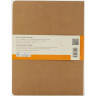 Набор блокнотов MOLESKINE Cahier Journal XLarge, линейка, бежевый, 3 шт.