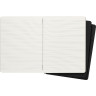 Блокнот MOLESKINE Cahier Journal XLarge, линейка, чёрный (3 шт.)