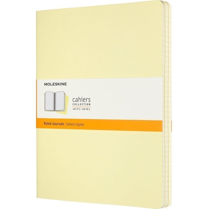 Блокнот MOLESKINE Cahier Journal XLarge, линейка, нежно-жёлтый