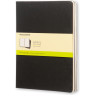 Набор блокнотов MOLESKINE Cahier Journal XL, нелинованный, чёрный QP323