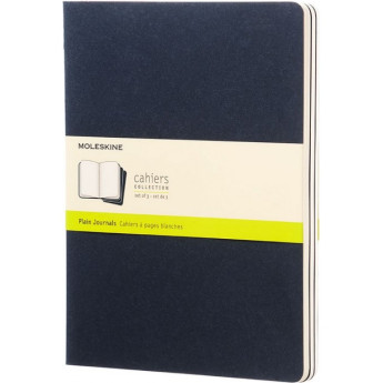 Набор блокнотов MOLESKINE Cahier Journal XLarge, нелинованный, синий индиго