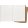 Блокнот MOLESKINE Cahier Subject A4, линейка, чёрный/бежевый