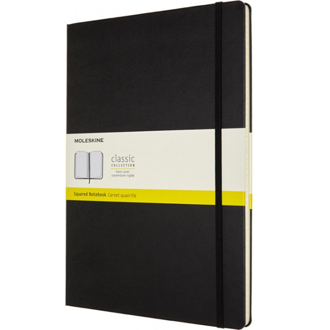 Блокнот MOLESKINE Classic A4, в клетку, чёрный