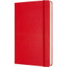 Блокнот MOLESKINE CLASSIC EXPANDED LARGE нелинованный, красный QP062EXPF2