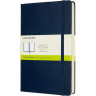Блокнот MOLESKINE CLASSIC EXPANDED LARGE нелинованный, синий сапфир QP062EXPB20