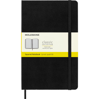 Блокнот MOLESKINE Classic Large, клетка, чёрный