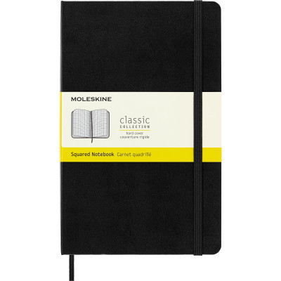 Блокнот MOLESKINE Classic Large, клетка, чёрный