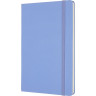 Блокнот MOLESKINE CLASSIC LARGE линейка, голубая гортензия QP060B42