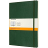 Блокнот MOLESKINE Classic Large, в линейку, зелёный QP060K15