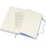 Блокнот MOLESKINE CLASSIC LARGE нелинованный, голубая гортензия QP062B42