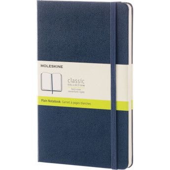 Блокнот MOLESKINE Classic Large, нелинованный, «синий сапфир»