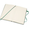 Блокнот MOLESKINE CLASSIC Large, нелинованный, зелёный