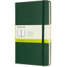 Блокнот MOLESKINE CLASSIC Large, нелинованный, зелёный QP062K15