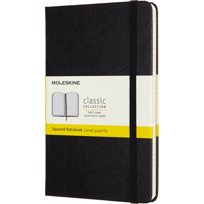 Блокнот MOLESKINE Classic Medium, клетка, чёрный