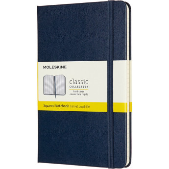 Блокнот MOLESKINE Classic Medium, клетка, синий сапфир