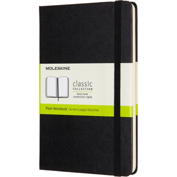 Блокнот MOLESKINE Classic Medium, без линовки, чёрный