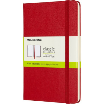 Блокнот MOLESKINE Classic Medium, нелинованный, красный