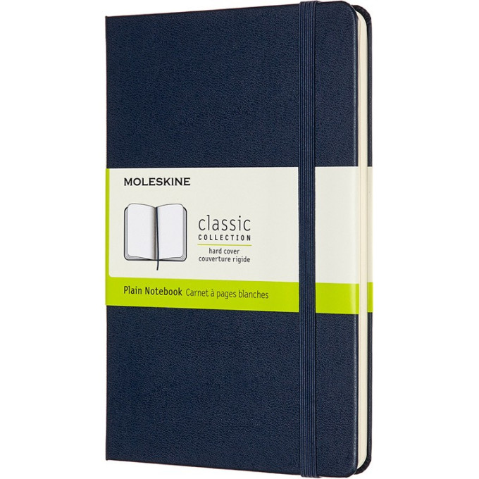 Блокнот MOLESKINE Classic Medium, нелинованный, сапфир