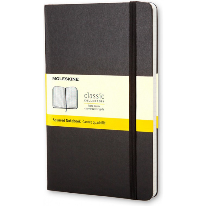Блокнот MOLESKINE Classic Pocket, клетка, чёрный
