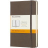 Блокнот MOLESKINE Classic Pocket, линейка, коричневый MM710P14