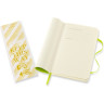 Блокнот MOLESKINE CLASSIC POCKET линейка, лаймовый QP611C2