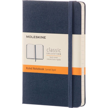 Блокнот MOLESKINE Classic Pocket, линейка, сапфирово-синий
