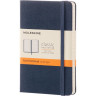 Блокнот MOLESKINE Classic Pocket, линейка, сапфирово-синий MM710B20