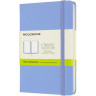 Блокнот MOLESKINE CLASSIC POCKET нелинованный, голубая гортензия QP012B42