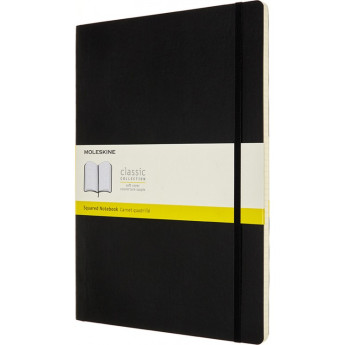 Блокнот MOLESKINE Classic Soft A4, клетка, чёрный