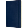 Блокнот MOLESKINE CLASSIC SOFT EXPANDED LARGE линейка, синий сапфир QP616EXPB20