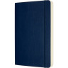 Блокнот MOLESKINE CLASSIC SOFT EXPANDED LARGE нелинованный, синий сапфир QP618EXPB20