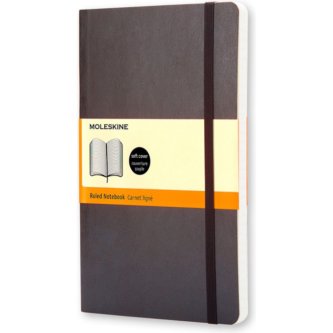 Блокнот MOLESKINE Classic Soft Large, линейка, чёрный