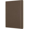 Блокнот MOLESKINE Classic Soft Large, линейка, коричневый