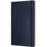 Записная книжка MOLESKINE Classic Soft Large, линейка, синий сапфир